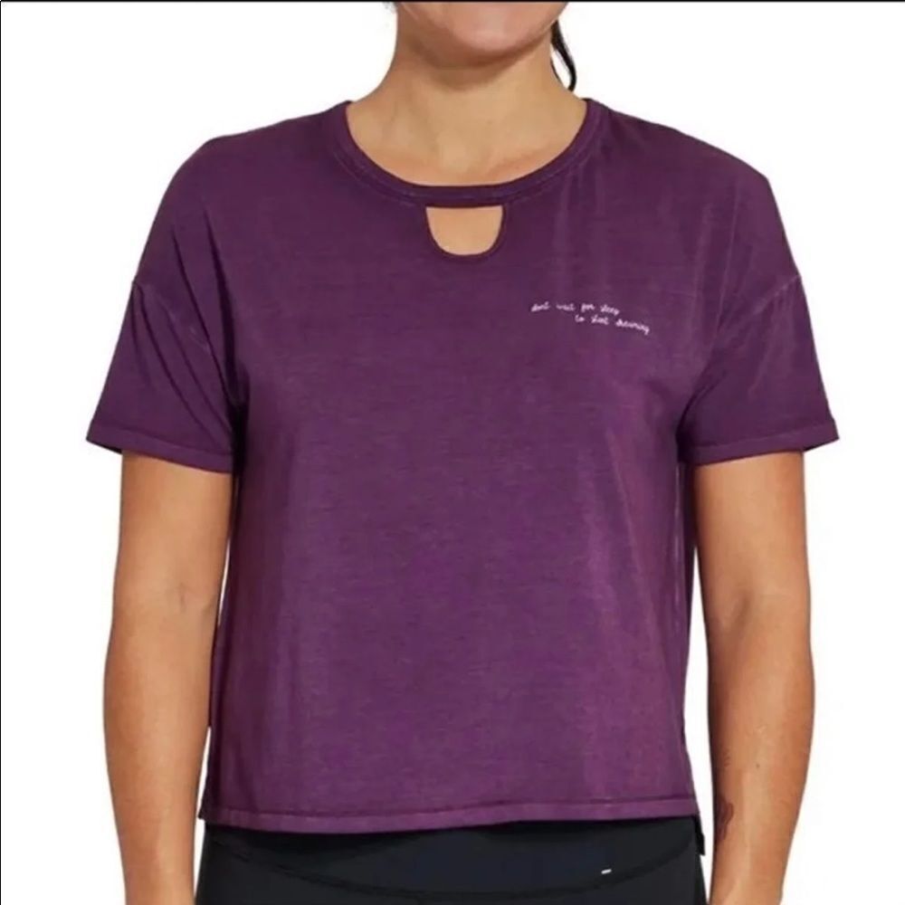 Calia Blackberry Cordial Like New Boxy Tee Large